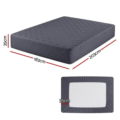Giselle Water-resistant Mattress Protector Microfiber 360° Fit King