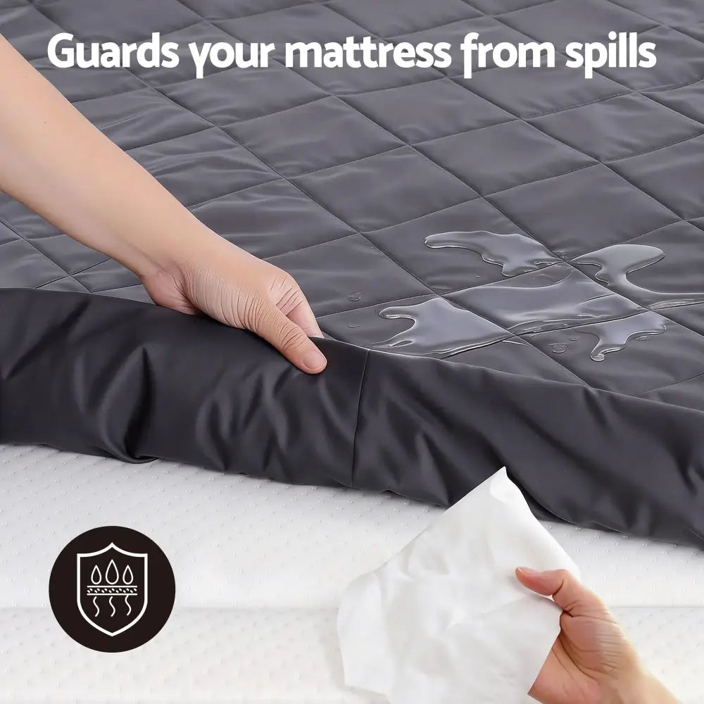 Giselle Water-resistant Mattress Protector Microfiber 360° Fit King