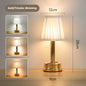 Gold Creative Led Rechargeable Table Lamp | 3 Adjustable Light Modes | Touch Control | Usb Charging | Modern Atmosphere