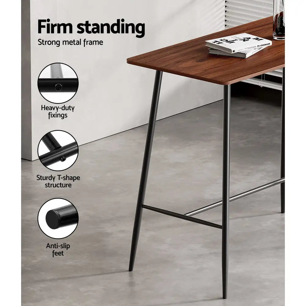 Halle Bar Table 120cm Rectangular