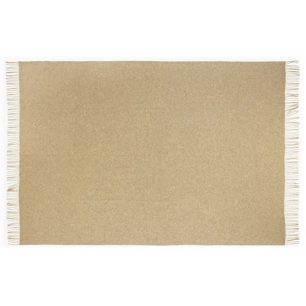 Hampton Throw - Merino Wool Blend - Camel