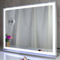 Hollywood Led Makeup Mirror with Smart Touch Control and 3 Colors Dimmable Light (72 x 56 Cm) | Sleek Rectangular