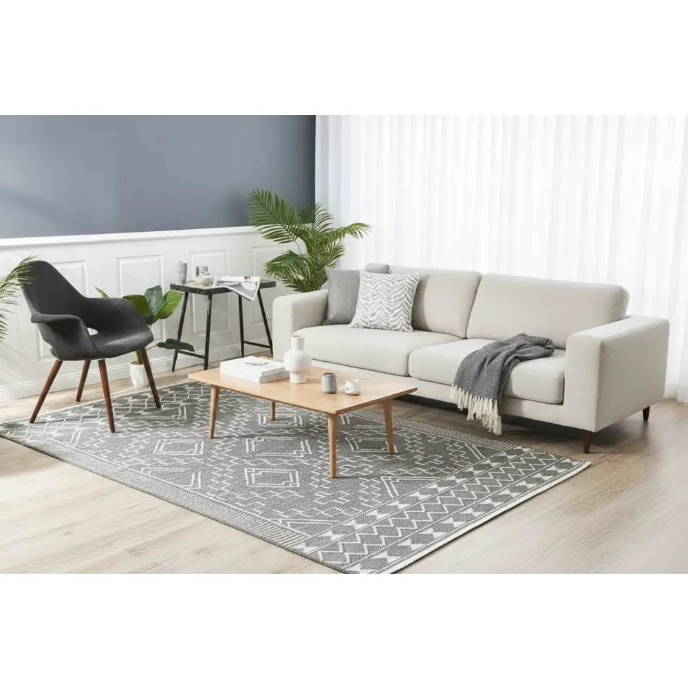 Hudson 802 Grey by Rug Culture - 280x190cm - Rectangle