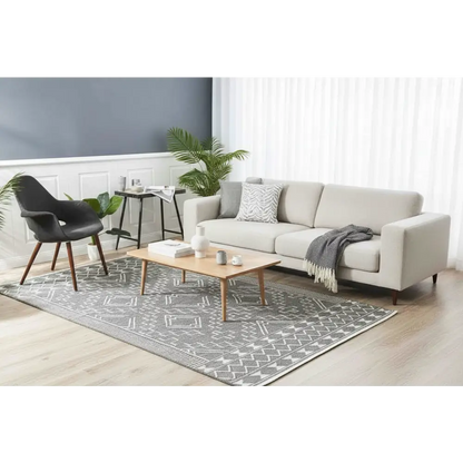 Hudson 802 Grey by Rug Culture - 280x190cm - Rectangle