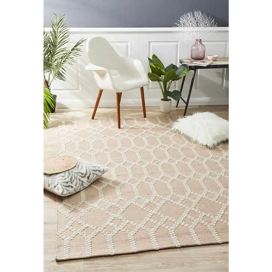 Hudson 805 Nude by Rug Culture - 320x230cm Rectangle