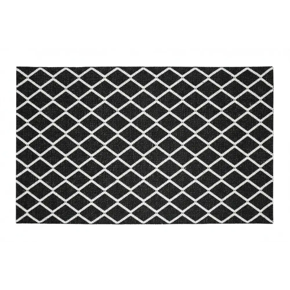 Huxley Black Rug by Culture-280x190cm - Rectangle