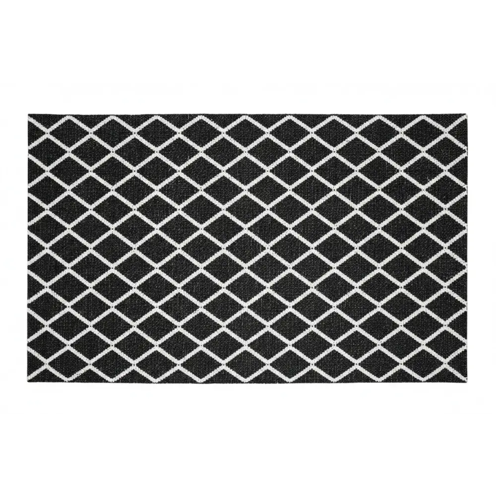 Huxley Black Rug by Culture-280x190cm - Rectangle