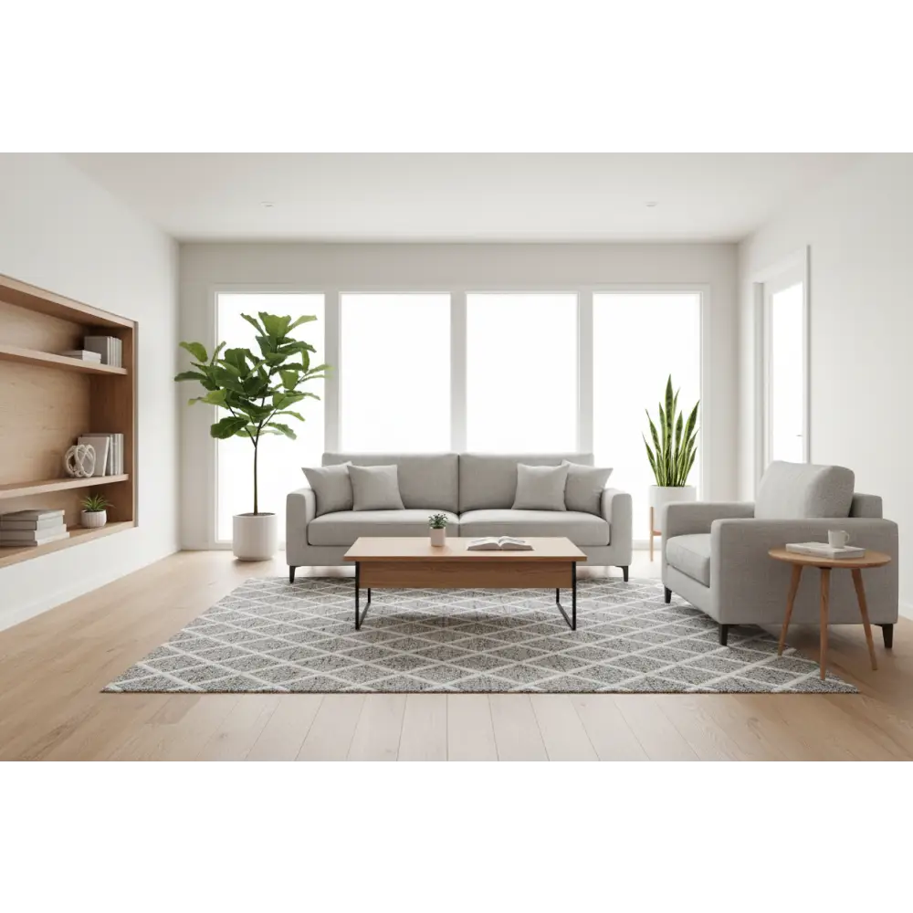 Huxley Grey Rug by Culture-280x190cm - Rectangle