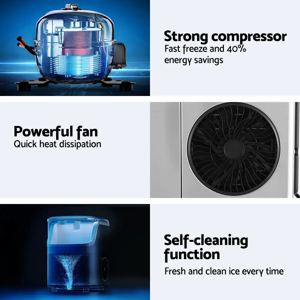 Ice Maker Machine 15kg Nugget Cube