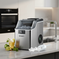 Ice Maker Machine Commercial Portable Ice Cube Tray Countertop 3.2L
