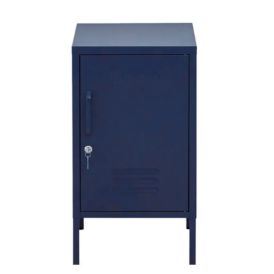 In Bedside Table Metal Cabinet - Mini Blue