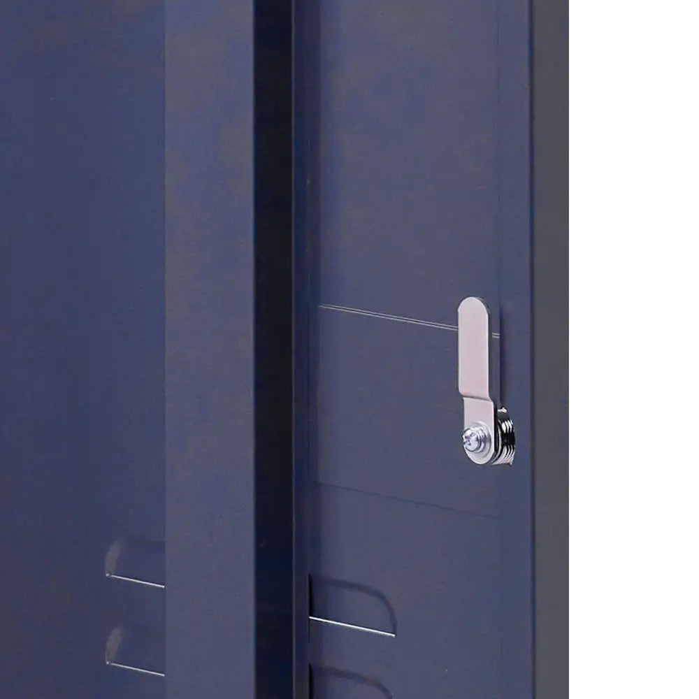 In Bedside Table Metal Cabinet - Mini Blue