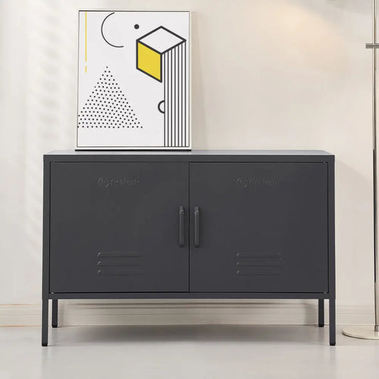 In Buffet Sideboard Metal Cabinet - Base Charcoal
