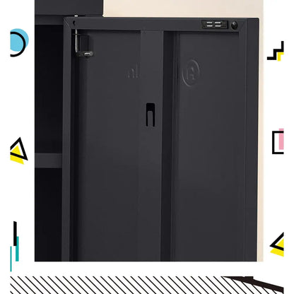 In Buffet Sideboard Metal Cabinet - Sweetheart Charcoal