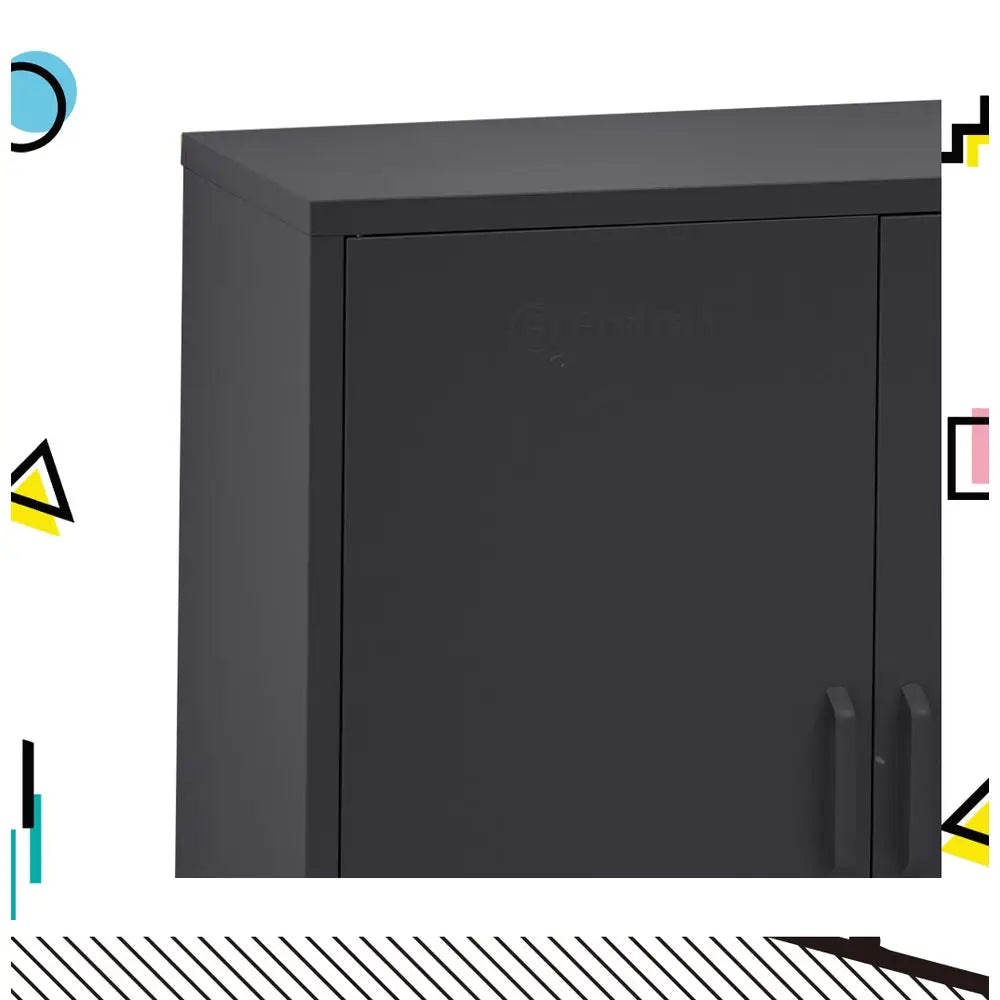 In Buffet Sideboard Metal Cabinet - Sweetheart Charcoal