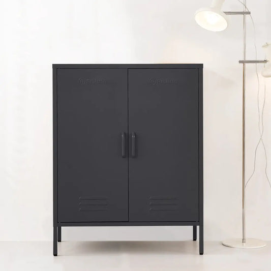 In Buffet Sideboard Metal Cabinet - Sweetheart Charcoal