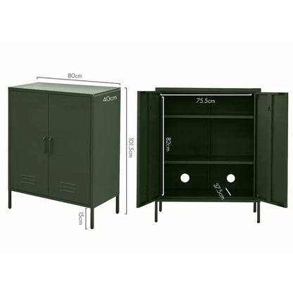 In Buffet Sideboard Metal Cabinet - Sweetheart Green