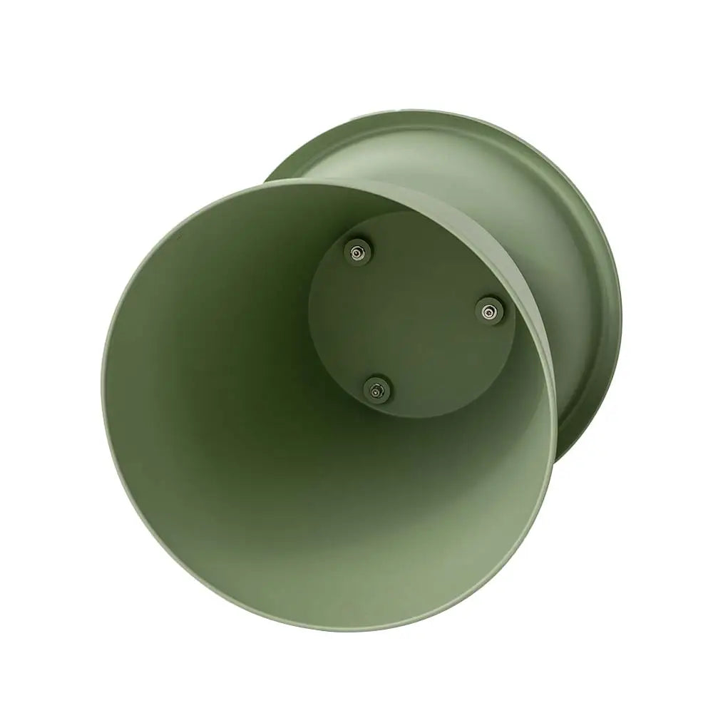 In Coffee Table Round 52cm Plastic Green | Olive Green Matte-finished Plastic Planter