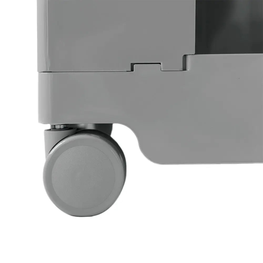 In Storage Trolley Bedide Table 5 Tier Cart Boby Replica Grey | Gray Plastic Caster Wheel Attached