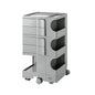 In Storage Trolley Bedide Table 5 Tier Cart Boby Replica Grey | Gray Plastic Storage Cart Multiple