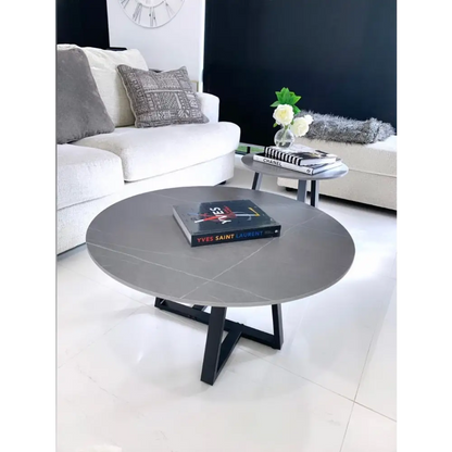 Interior Ave - Broadway Two Tier Coffee Table Set - Stone Grey