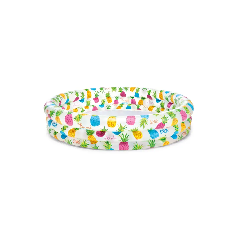 Intex 3 Ring Pineapple Splash Pool 59431 132cm