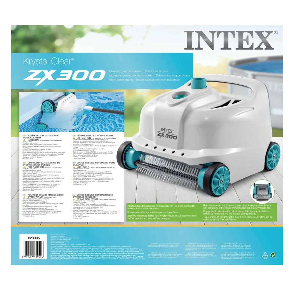 Intex Auto Above Ground Pool Cleaner Deluxe 28005