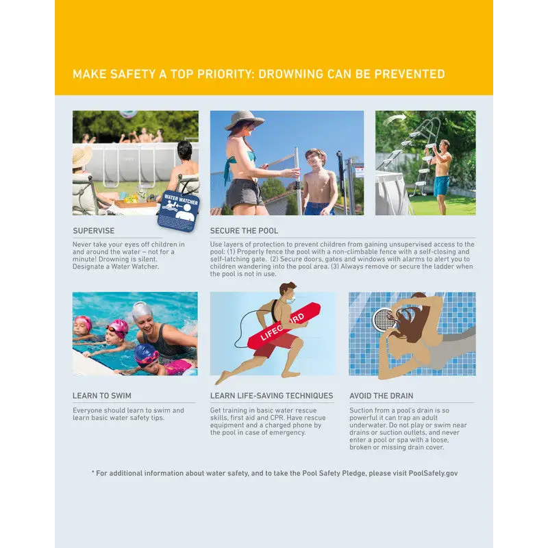 Intex Prism Frame 16’ Above Ground Pool 503cm x 274cm 122cm 26796