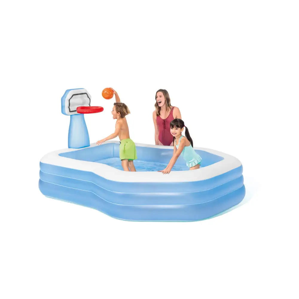 Intex Swim Center Shootin’ Hoops Inflatable Pool 2.57m x 1.88m 57183