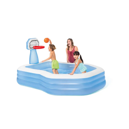 Intex Swim Center Shootin’ Hoops Inflatable Pool 2.57m x 1.88m 57183