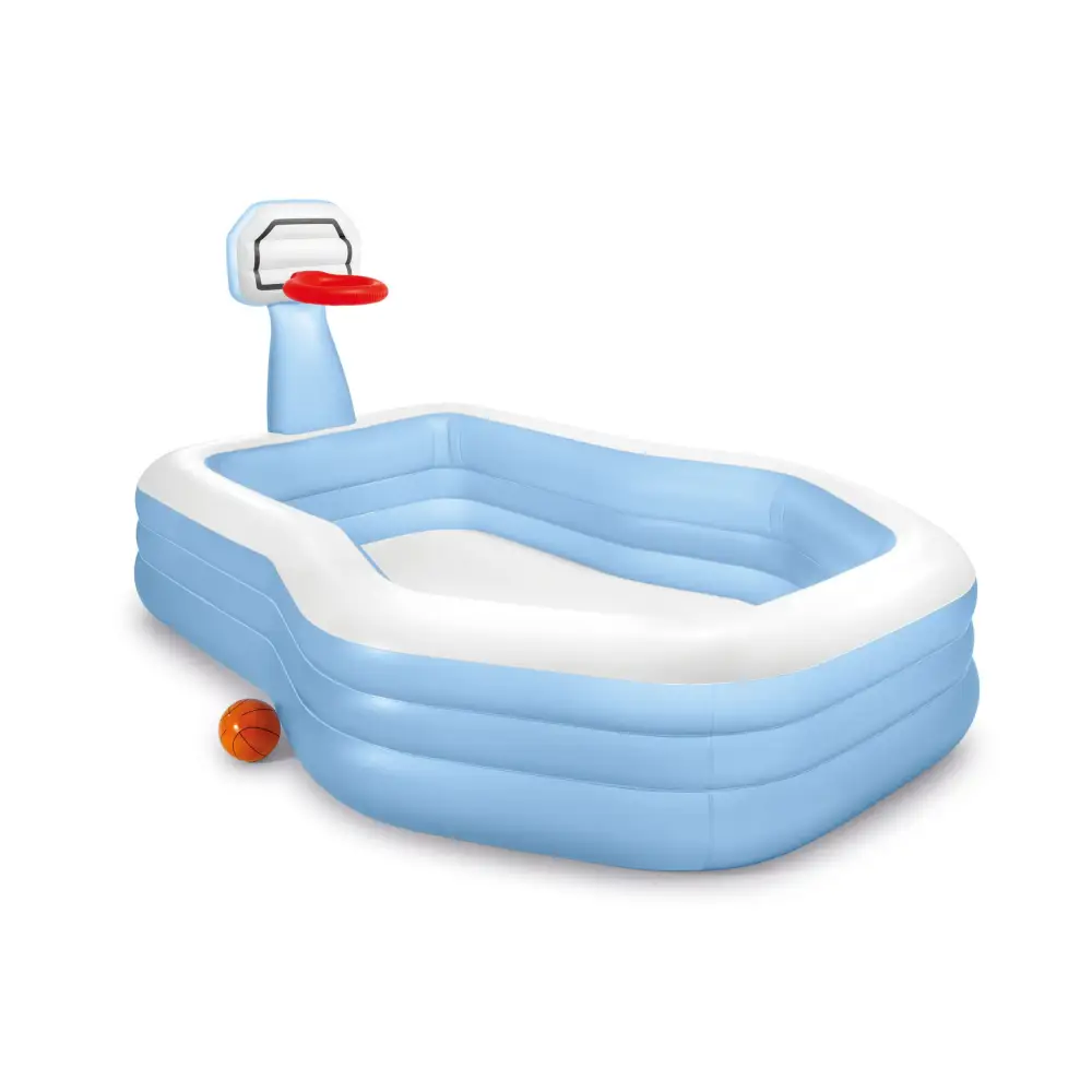 Intex Swim Center Shootin’ Hoops Inflatable Pool 2.57m x 1.88m 57183