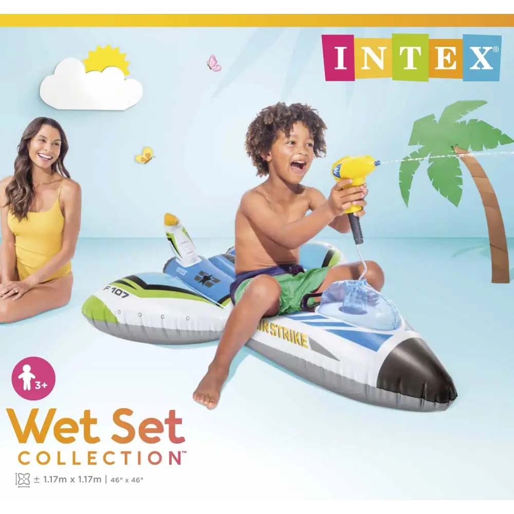 Intex Water Gun Plane Ride-on Pool Toy 57536