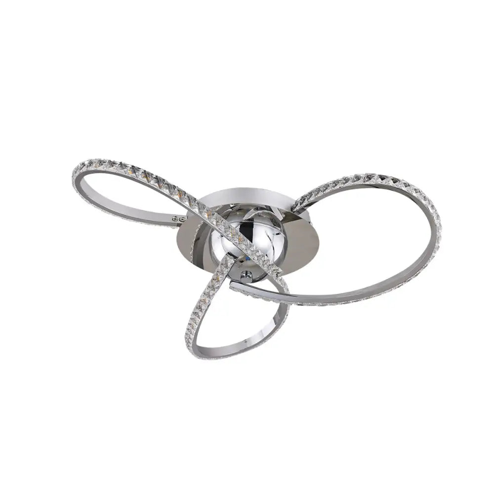 Irie Dimmable 3 Lights Led Ceiling Light - Chrome