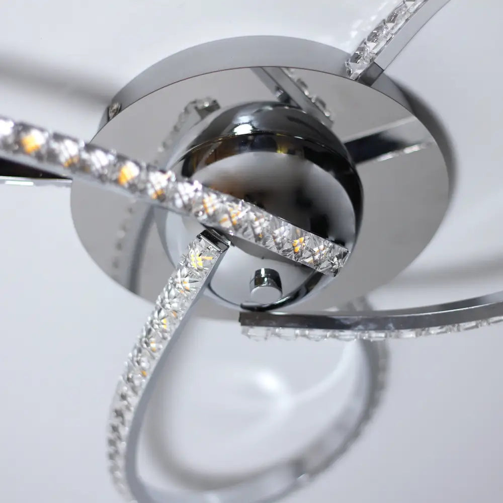 Irie Dimmable 3 Lights Led Ceiling Light - Chrome