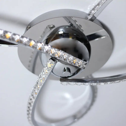 Irie Dimmable 3 Lights Led Ceiling Light - Chrome