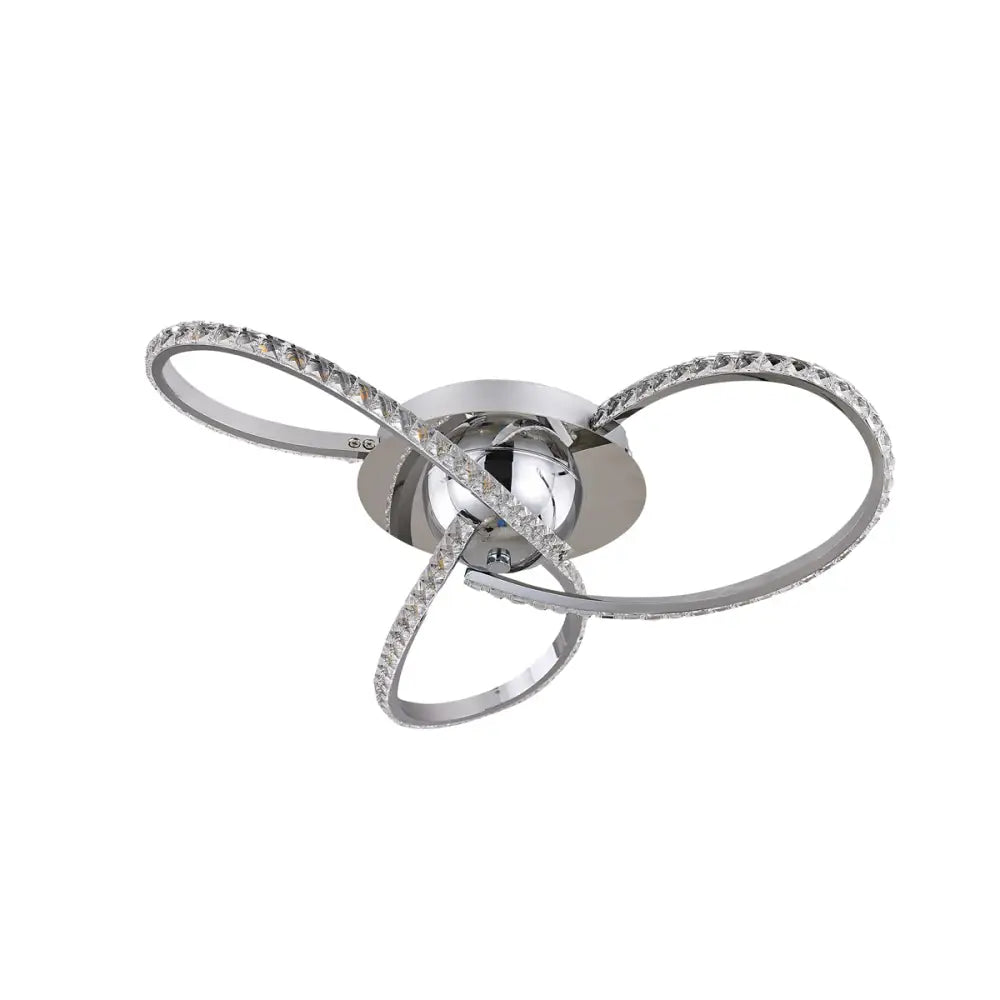 Irie Dimmable 3 Lights Led Ceiling Light - Chrome