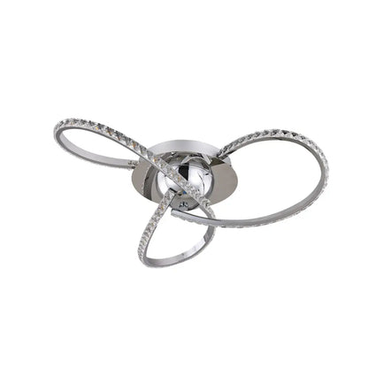 Irie Dimmable 3 Lights Led Ceiling Light - Chrome