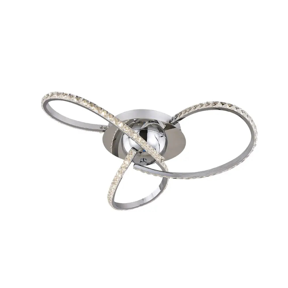 Irie Dimmable 3 Lights Led Ceiling Light - Chrome