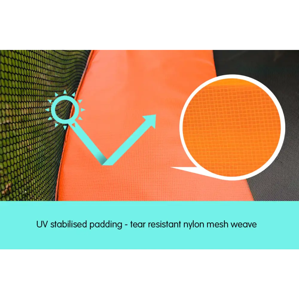 Kahuna 10ft Trampoline Replacement Pad Round - Orange