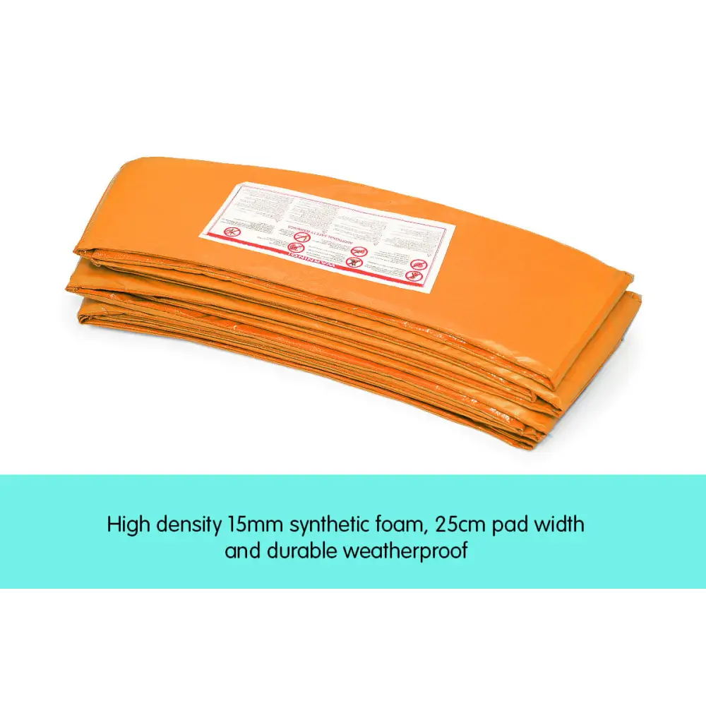Kahuna 10ft Trampoline Replacement Pad Round - Orange