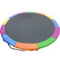 Kahuna 14ft Trampoline Replacement Pad Round - Rainbow
