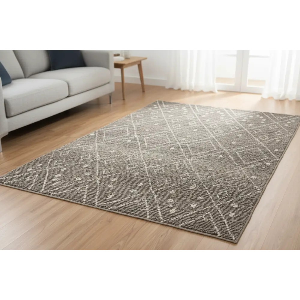 Kenya 27 Grey by Rug Culture-280x190cm - Rectangle