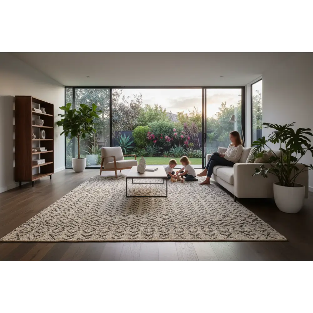 Kenya 28 Ivory by Rug Culture-280x190cm - Rectangle