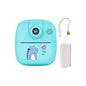 Kids Rechargeable Instant Print Camera Blue - Digital Thermal Photo Video Mp3