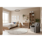 Kids Recliner Chair Linen Soft Sofa Lounge Couch Children Armchair Grey