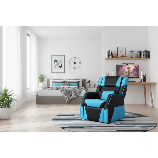 Kids Recliner Chair Pu Leather Gaming Sofa Lounge Couch Children Armchair