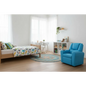 Kids Recliner Chair Pu Leather Sofa Lounge Couch Children Armchair Blue