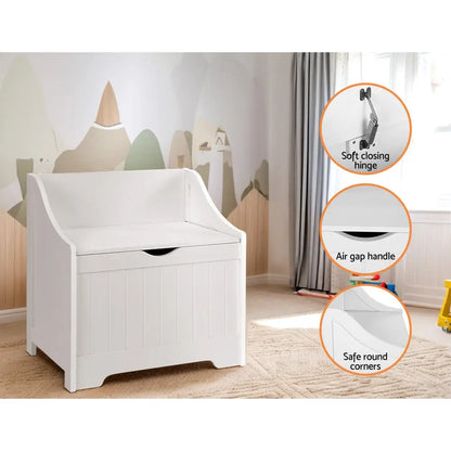 Kids Toy Box Chest Children Storage Clothes Toys Organiser Square