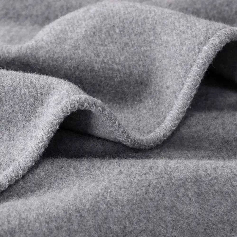Laconia 400gsm Premium Australian Pure Wool Blanket Grey Super King
