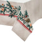 Ladelle 100% Cotton Evergreen Festive Christmas Holiday Tablecloth 150 x 300 Cm